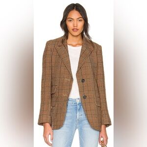 We The Free X Revolve Bowie Plaid Blazer, Size XS